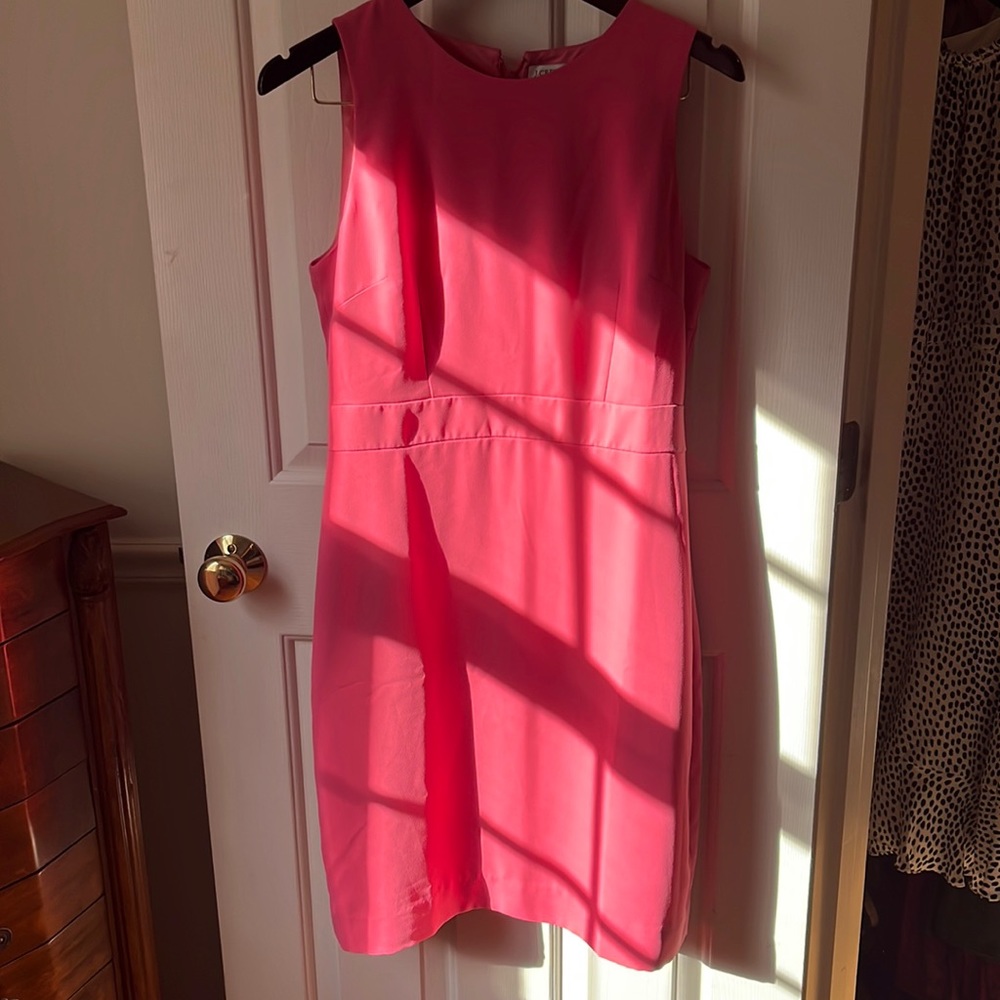 J. Crew pink no sleeve Dress Size 8